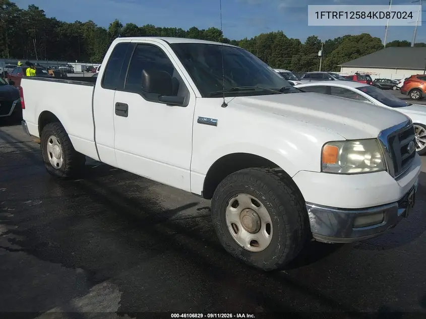 FORD F-150 2004, VIN 1FTRF12584KD87024