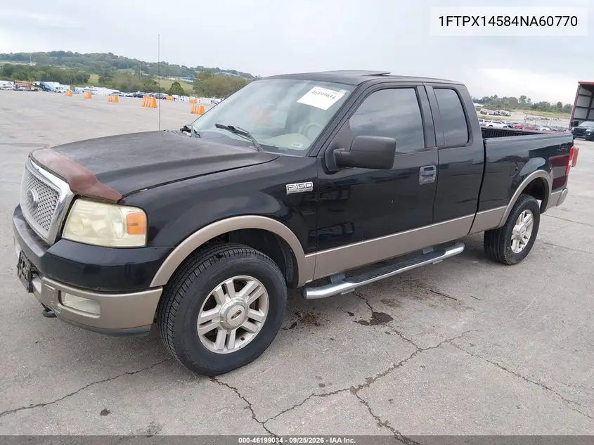 2004 FORD F-150 VIN 1FTPX14584NA60770 — фото 2