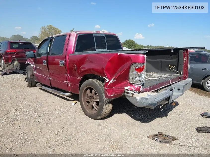 2004 FORD F-150 VIN 1FTPW12534KB30103 — фото 3