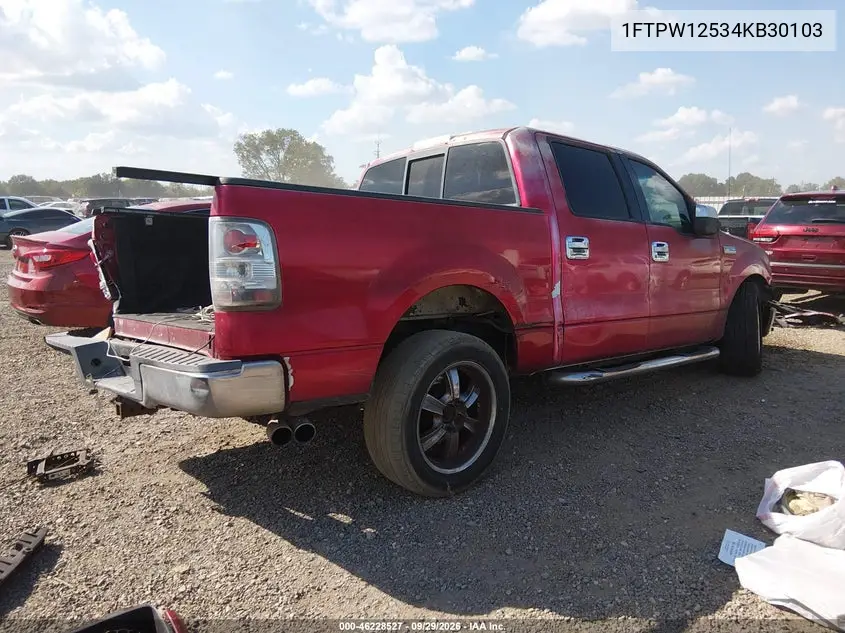 2004 FORD F-150 VIN 1FTPW12534KB30103 — фото 4