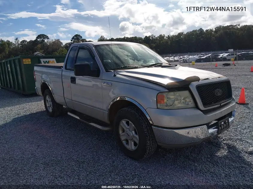 FORD F-150 2004, VIN 1FTRF12W44NA15591