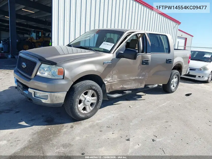 2004 FORD F-150 VIN 1FTPW14554KC09477 — фото 2
