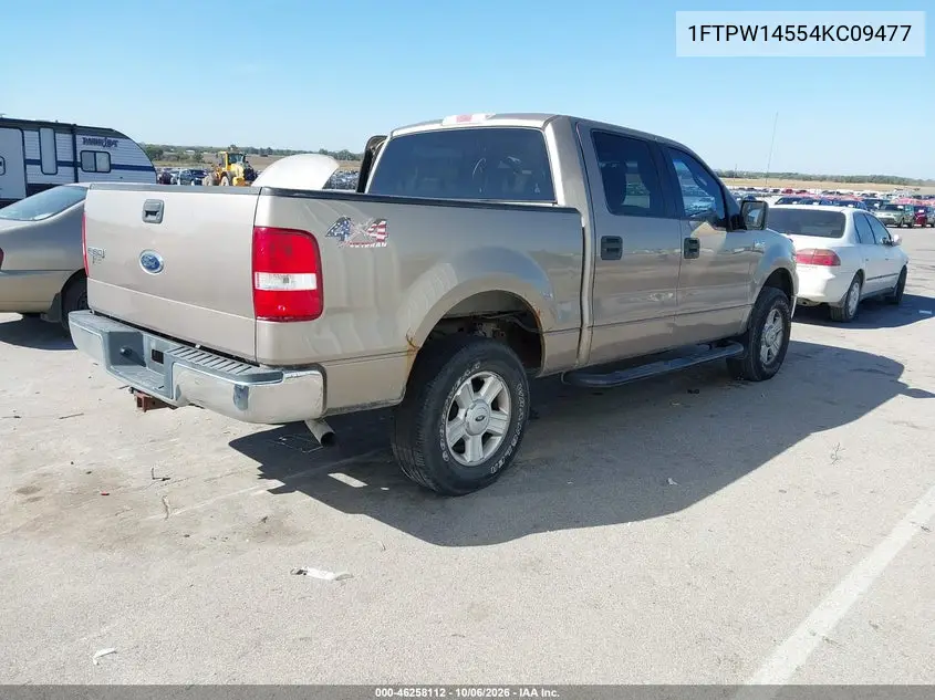2004 FORD F-150 VIN 1FTPW14554KC09477 — фото 4