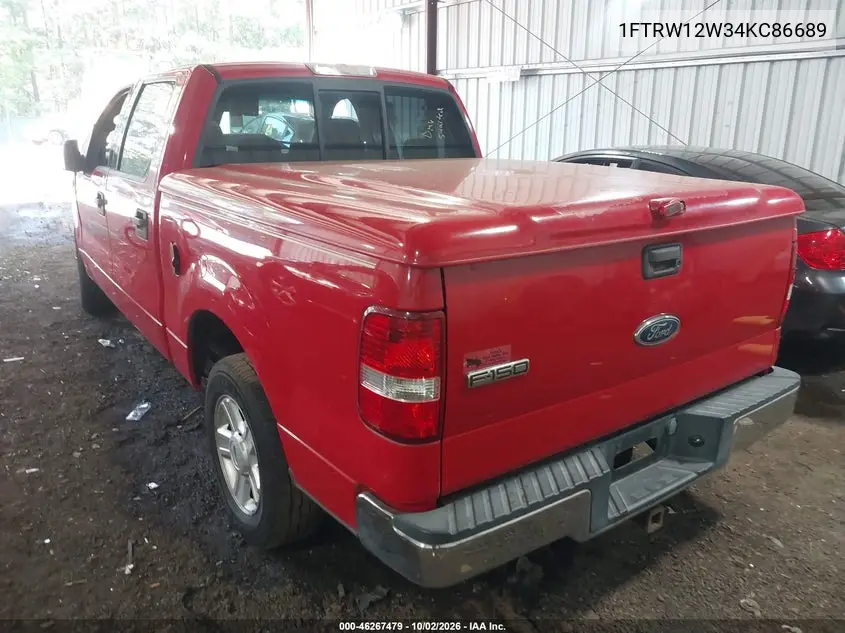 2004 FORD F-150 VIN 1FTRW12W34KC86689 — фото 3