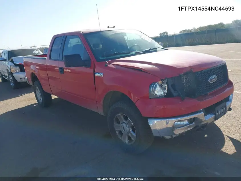 FORD F-150 2004, VIN 1FTPX14554NC44693