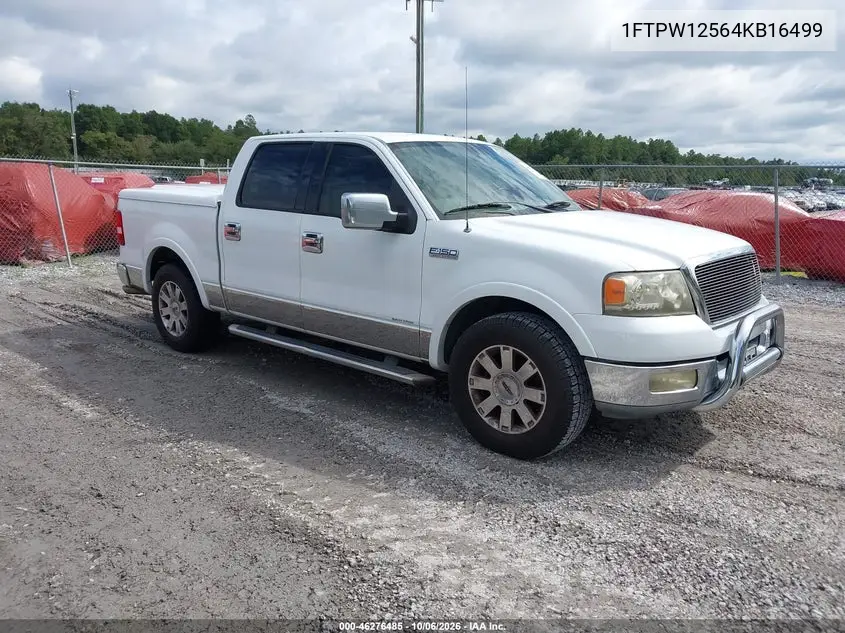 2004 FORD F-150 VIN 1FTPW12564KB16499 — фото 2