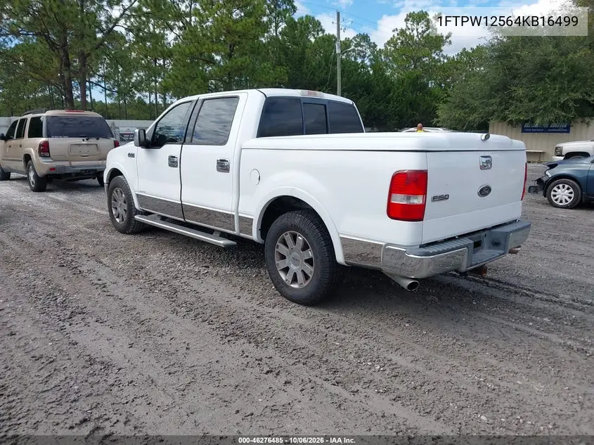 2004 FORD F-150 VIN 1FTPW12564KB16499 — фото 3