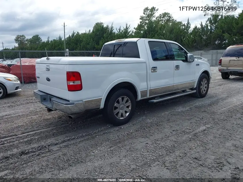 2004 FORD F-150 VIN 1FTPW12564KB16499 — фото 4
