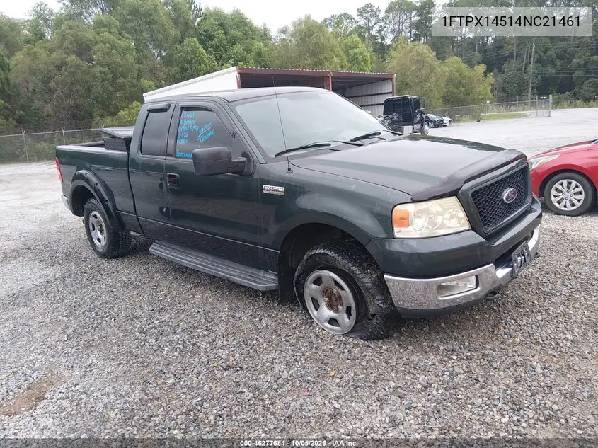FORD F-150 2004, VIN 1FTPX14514NC21461