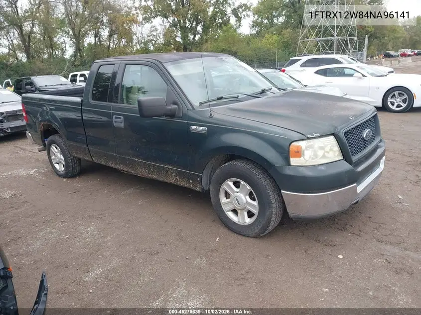 FORD F-150 2004, VIN 1FTRX12W84NA96141