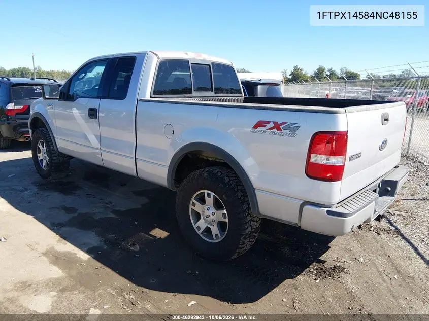 2004 FORD F-150 VIN 1FTPX14584NC48155 — фото 3