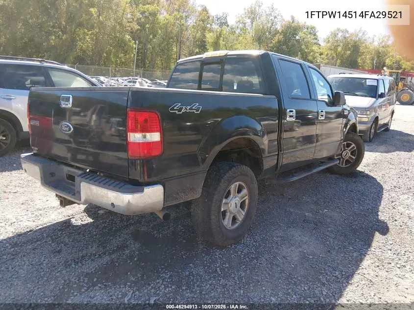 2004 FORD F-150 VIN 1FTPW14514FA29521 — фото 4