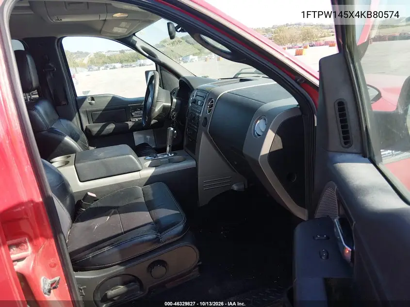 2004 FORD F-150 VIN 1FTPW145X4KB80574 — фото 5