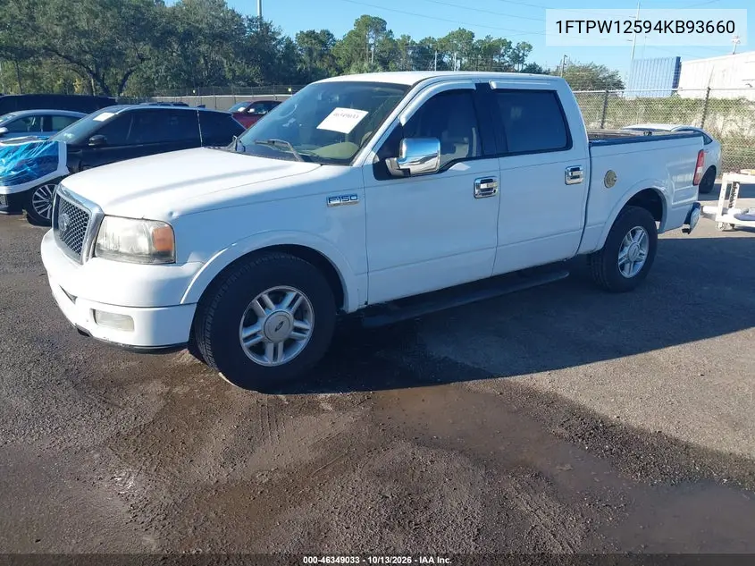 2004 FORD F-150 VIN 1FTPW12594KB93660 — фото 2