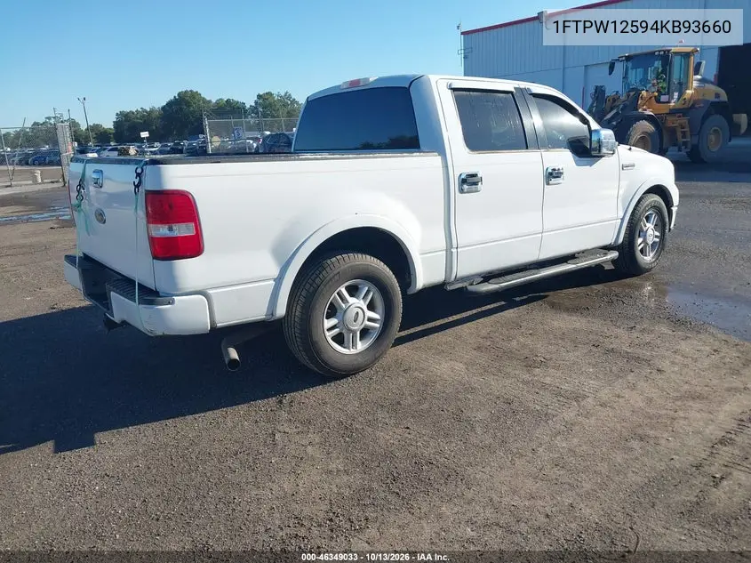 2004 FORD F-150 VIN 1FTPW12594KB93660 — фото 4