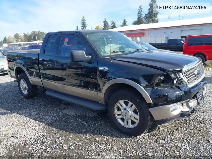 FORD F-150 2004, VIN 1FTPX14584NA24156
