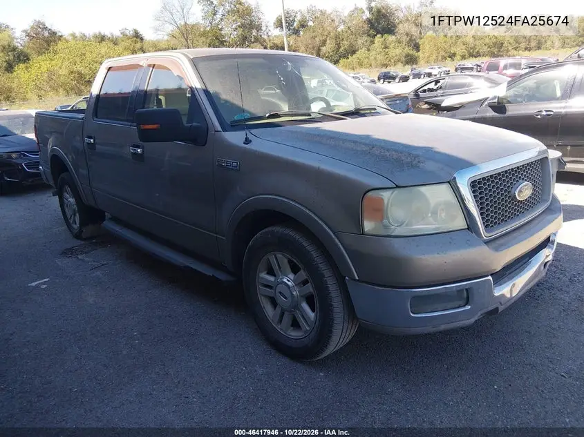 FORD F-150 2004, VIN 1FTPW12524FA25674