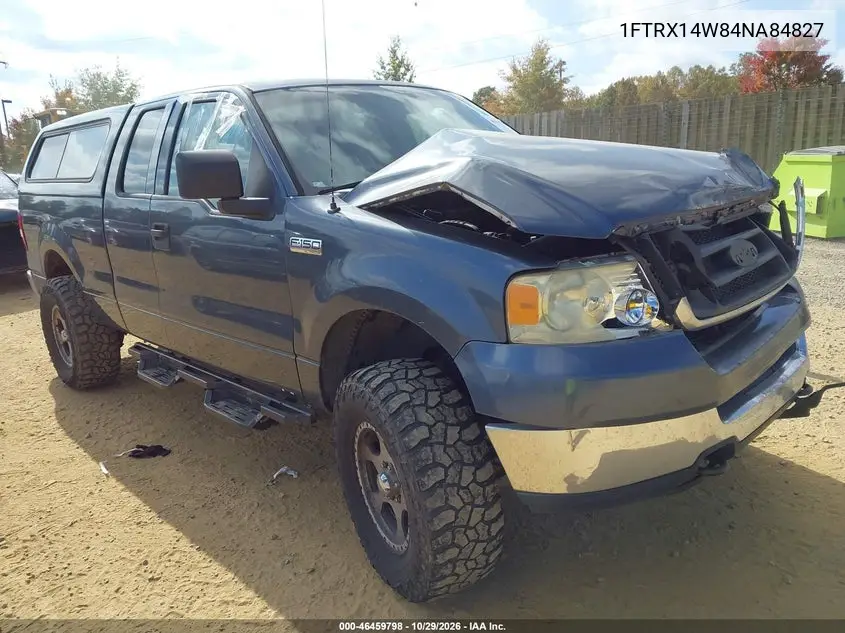 FORD F-150 2004, VIN 1FTRX14W84NA84827