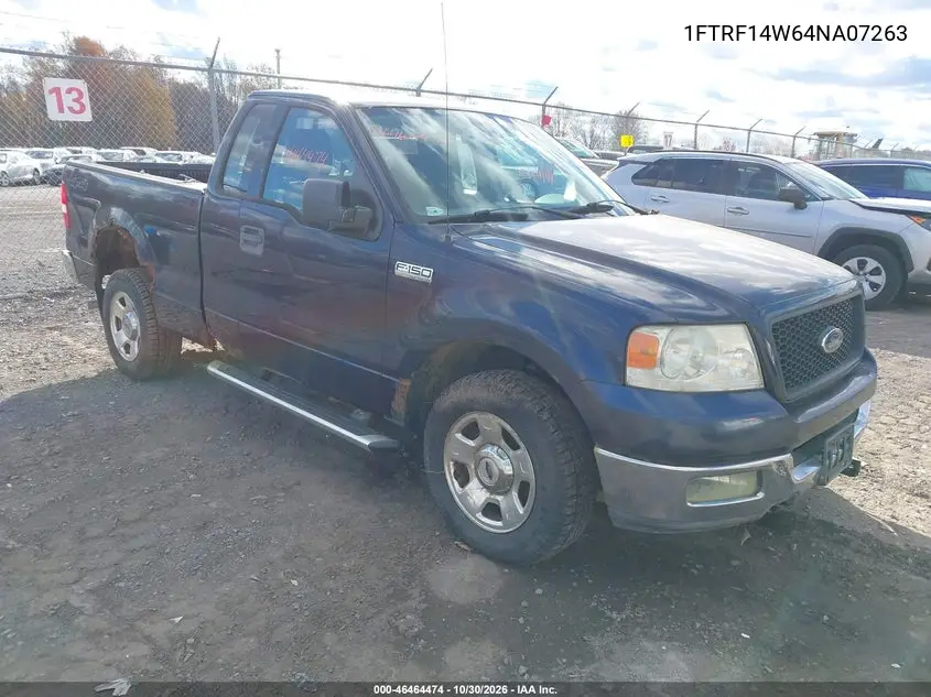 FORD F-150 2004, VIN 1FTRF14W64NA07263