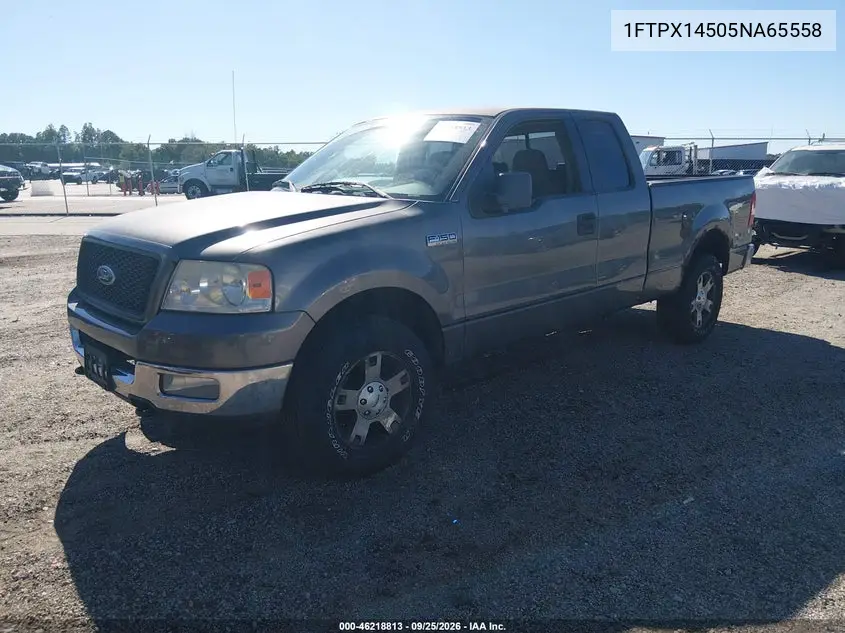 2005 FORD F-150 VIN 1FTPX14505NA65558 — фото 2