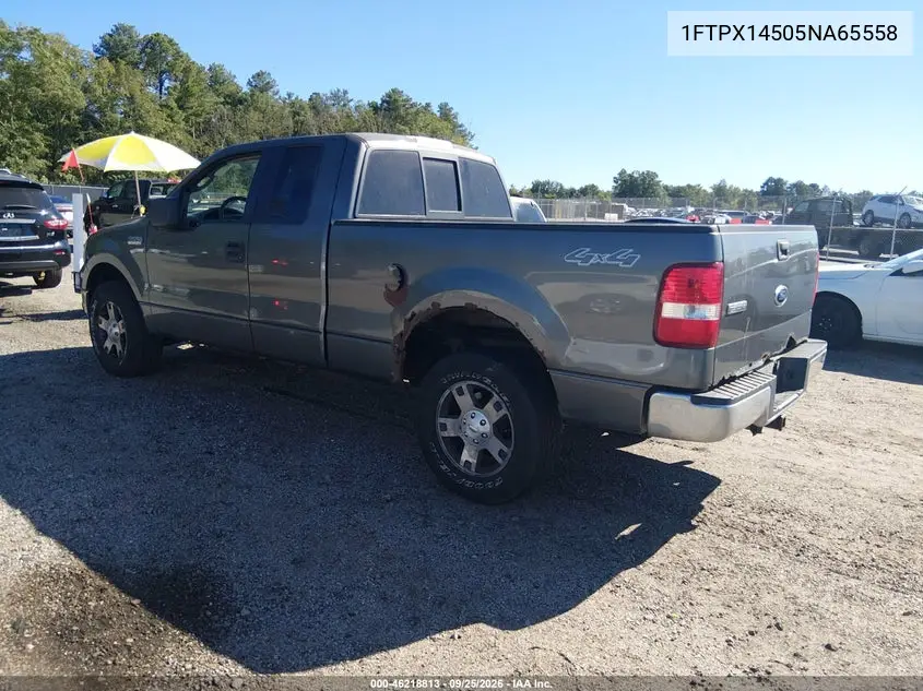 2005 FORD F-150 VIN 1FTPX14505NA65558 — фото 3