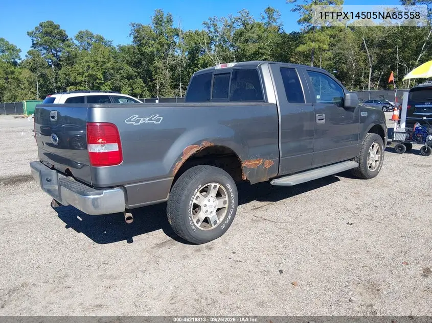 2005 FORD F-150 VIN 1FTPX14505NA65558 — фото 4