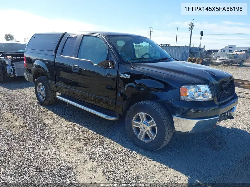 FORD F-150 2005, VIN 1FTPX145X5FA86198