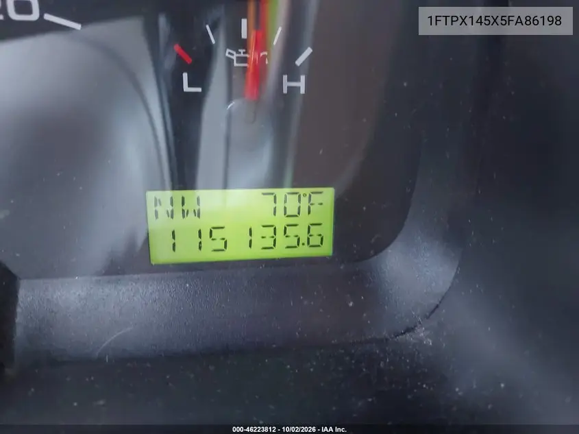 2005 FORD F-150 VIN 1FTPX145X5FA86198 — фото 16
