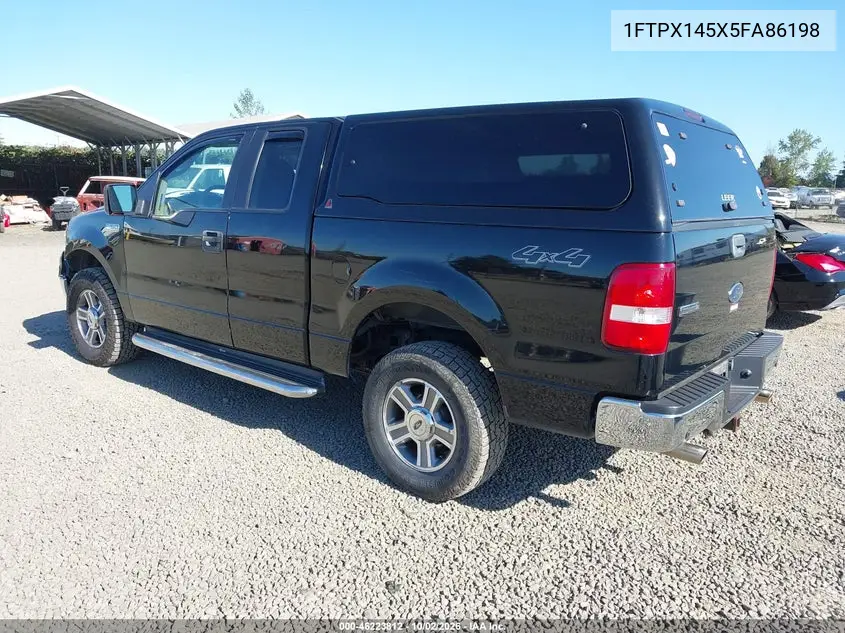 2005 FORD F-150 VIN 1FTPX145X5FA86198 — фото 3