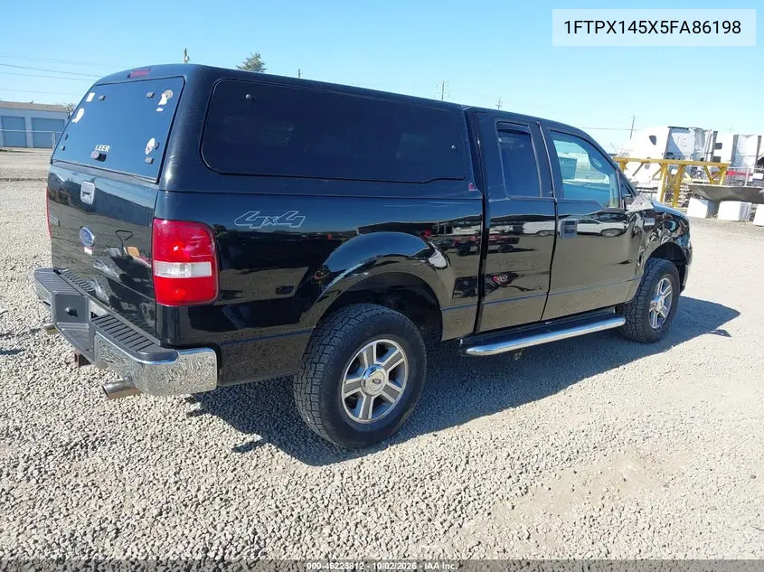 2005 FORD F-150 VIN 1FTPX145X5FA86198 — фото 4