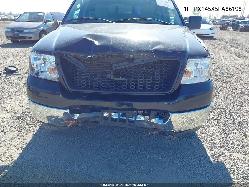 2005 FORD F-150 VIN 1FTPX145X5FA86198 — фото 6