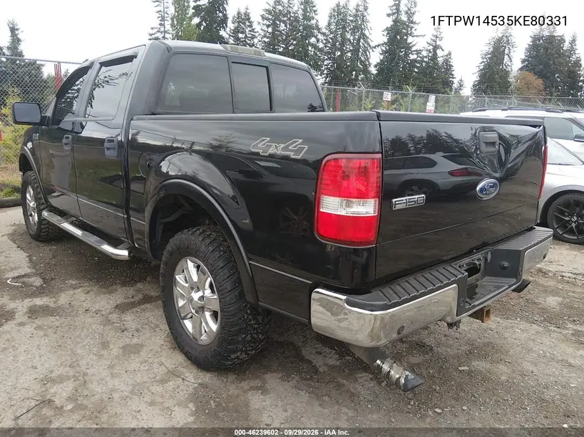 2005 FORD F-150 VIN 1FTPW14535KE80331 — фото 3