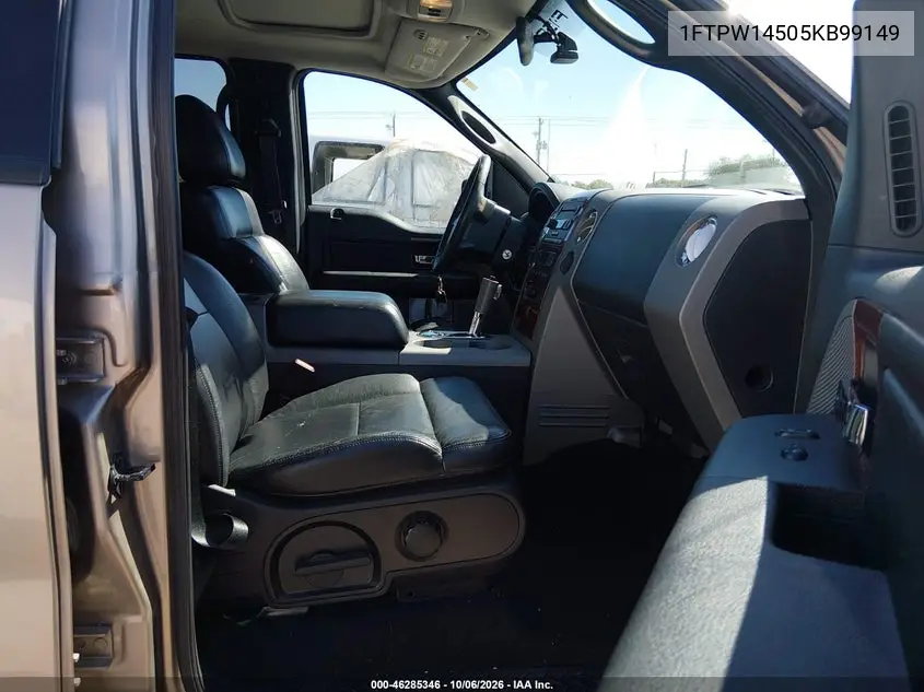 2005 FORD F-150 VIN 1FTPW14505KB99149 — фото 5