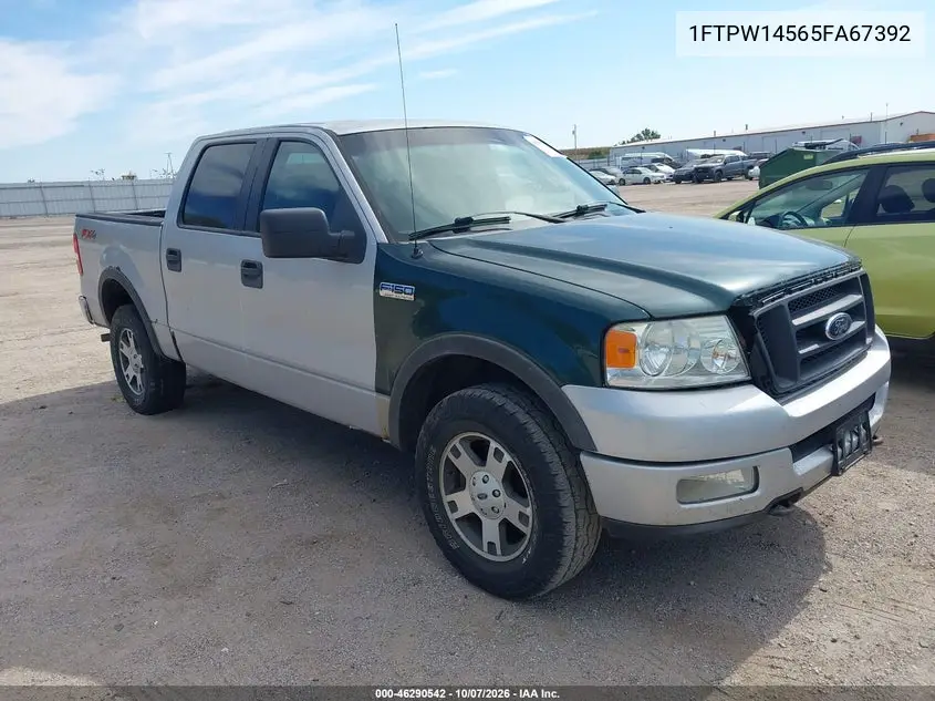 FORD F-150 2005, VIN 1FTPW14565FA67392