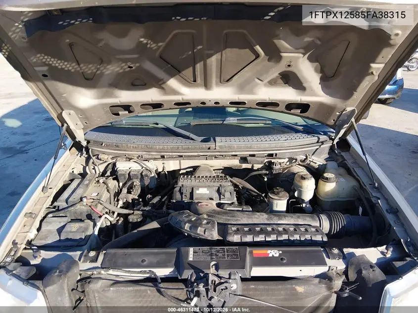 2005 FORD F-150 VIN 1FTPX12585FA38315 — фото 10