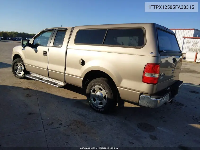 2005 FORD F-150 VIN 1FTPX12585FA38315 — фото 3