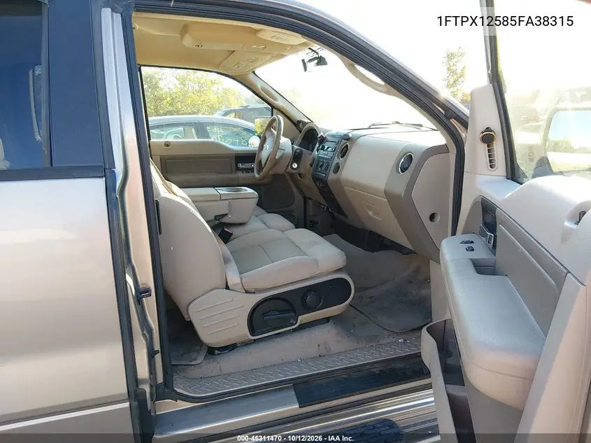 2005 FORD F-150 VIN 1FTPX12585FA38315 — фото 5