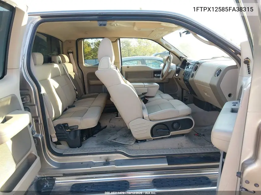 2005 FORD F-150 VIN 1FTPX12585FA38315 — фото 8