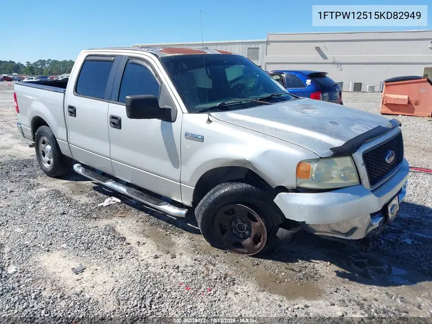 FORD F-150 2005, VIN 1FTPW12515KD82949