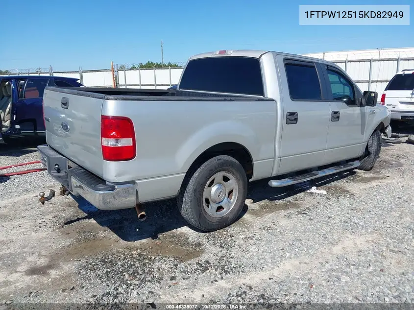 2005 FORD F-150 VIN 1FTPW12515KD82949 — фото 4