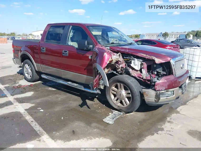 FORD F-150 2005, VIN 1FTPW12595FB35297