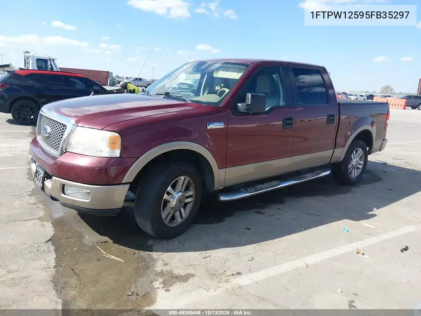 2005 FORD F-150 VIN 1FTPW12595FB35297 — фото 2