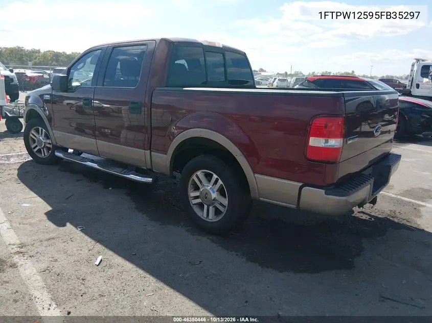 2005 FORD F-150 VIN 1FTPW12595FB35297 — фото 3