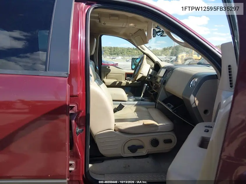 2005 FORD F-150 VIN 1FTPW12595FB35297 — фото 5