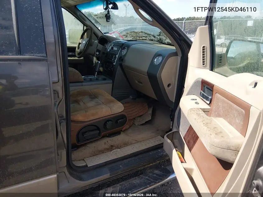 2005 FORD F-150 VIN 1FTPW12545KD46110 — фото 5