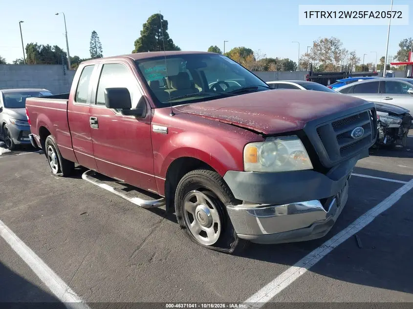 FORD F-150 2005, VIN 1FTRX12W25FA20572