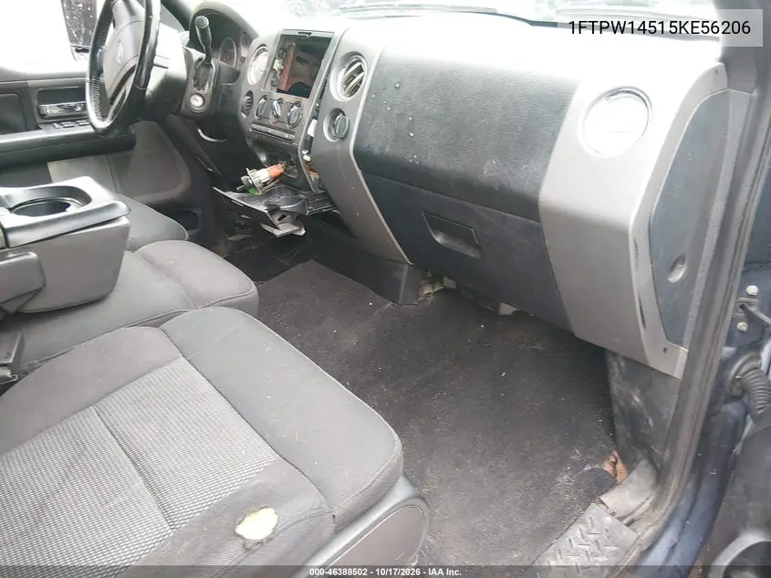 2005 FORD F-150 VIN 1FTPW14515KE56206 — фото 5