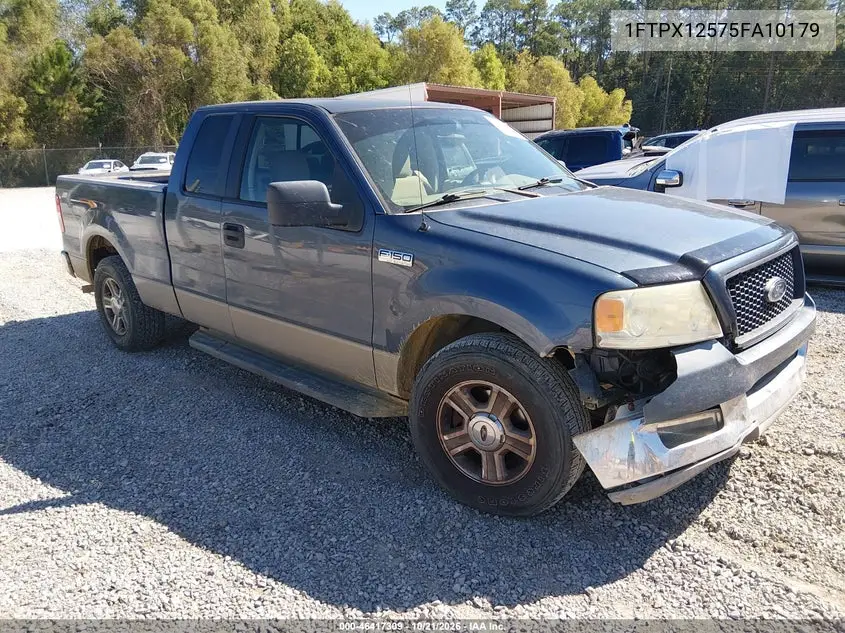 FORD F-150 2005, VIN 1FTPX12575FA10179