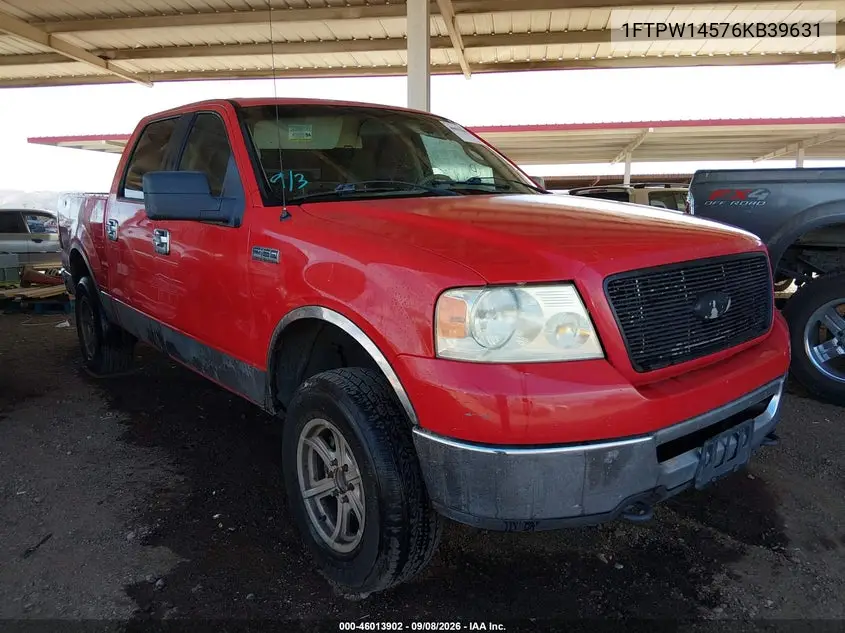 FORD F-150 2006, VIN 1FTPW14576KB39631
