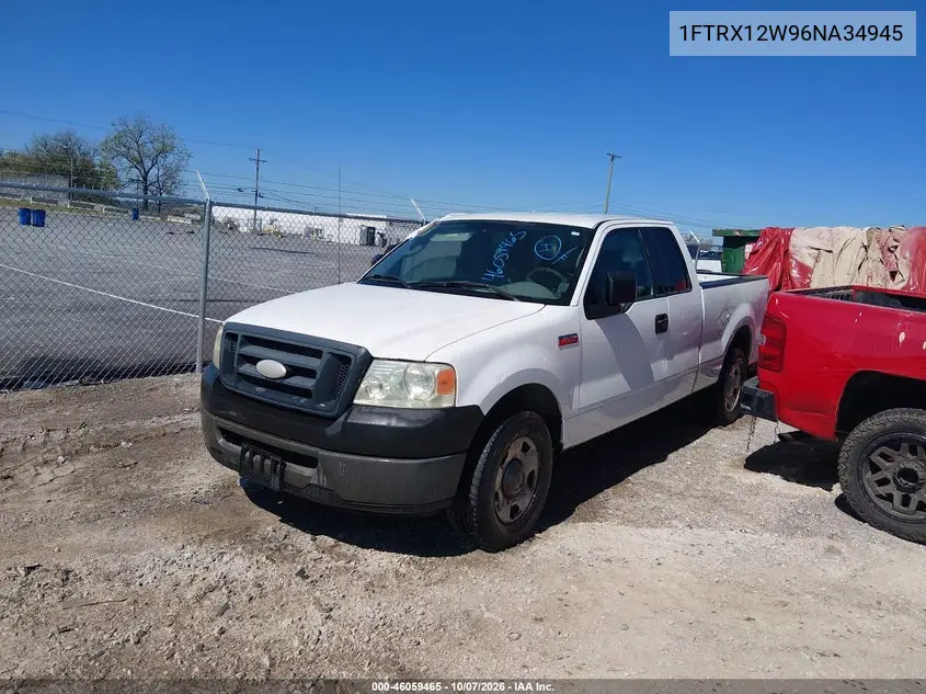 2006 FORD F-150 VIN 1FTRX12W96NA34945 — фото 2